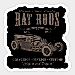 Delaware River Country Rat Rods Sticker